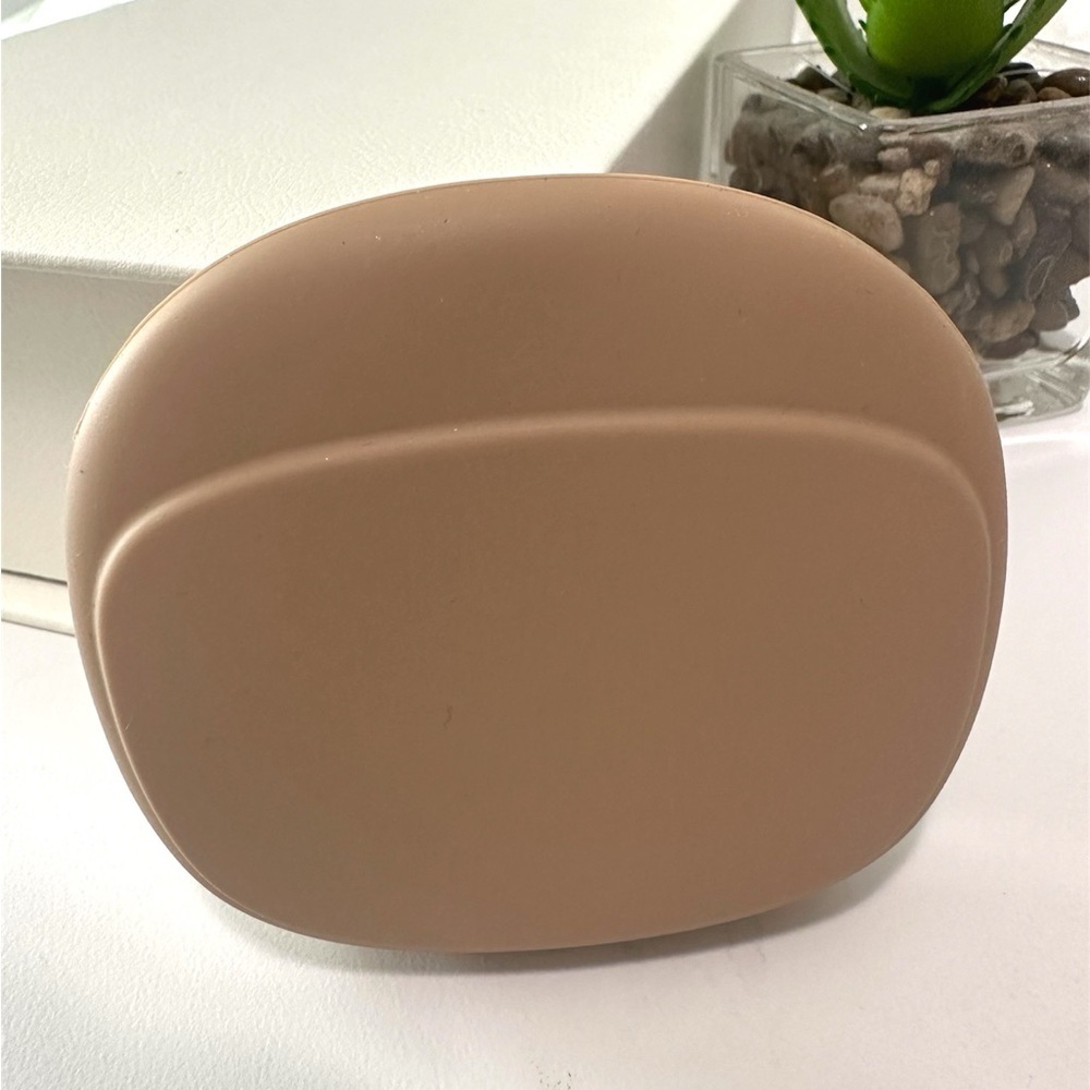 Mini Soft Silicone Rubbery Pouch - Beige